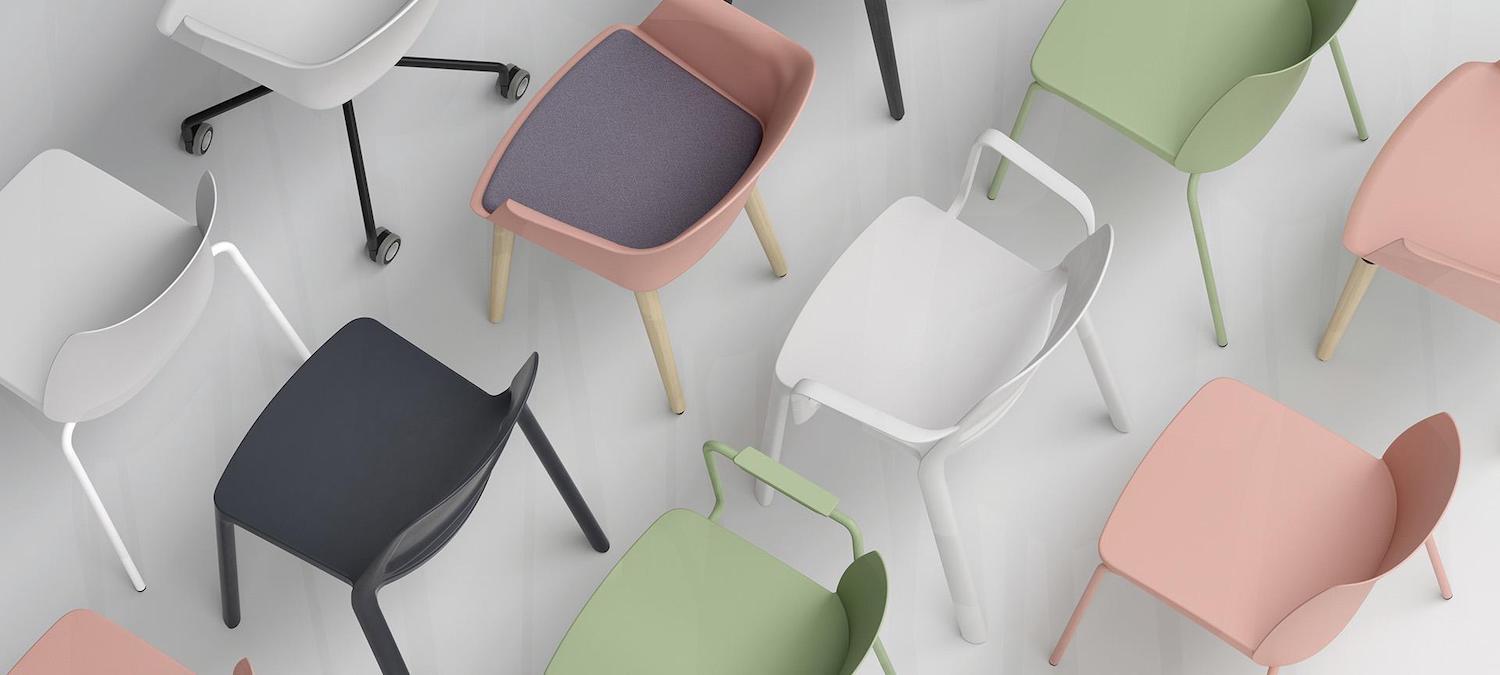 NARBUTAS visitor chairs POLYTONE features colours WEB NEWS