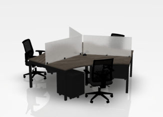 Grove Desk 120 – Premium Office Pod of 3