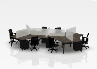 Grove Desk 120 – Premium Office Pod of 6