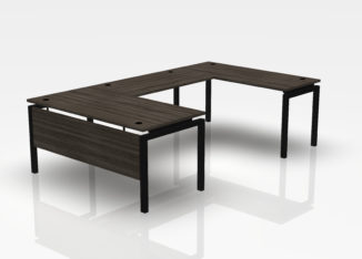 Grove Desk U-Shape + Laminate Modesty Panel